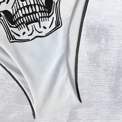 Funny Hand Skeleton Skull Art String Triangle Bikini - Wonder Skull