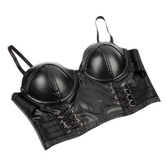 Black Gothic Bustier, Beautiful Corset For Women - Wonder Skull