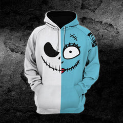 Skull Gothic Nightmare Couple Combo Hoodie and Leggings - Wonder Skull