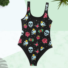 Skull And Diamond Women's Classic One-Piece Swimsuit - Wonder Skull