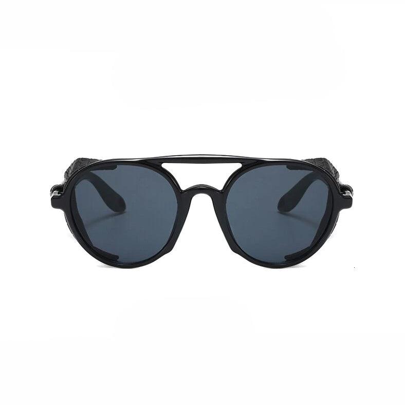 Steampunk Design Sun Glasses, Vintage Leather Goggles Oculus For Women - Wonder Skull