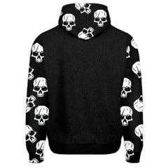 Dont Fall In Love Skull All Over Print Unisex Hoodie - Wonder Skull