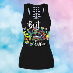 TieDye Skull Mom Tanktop and Leggings - Wonder Skull