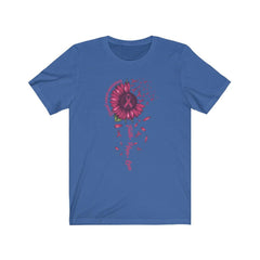 Sunflower Breast Cancer Awareness Faith Hope Love T-Shirt - Wonder Skull