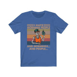 I Hate Morning People Skeleton Skull T-shirt - Wonder Skull
