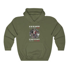 Up On The Rooftop Unisex Heavy Blend™ Hooded Sweatshirt - Wonder Skull