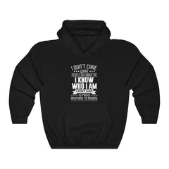 I Know Who I Am Unisex Heavy Blend™ Hooded Sweatshirt - Wonder Skull