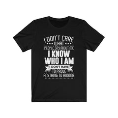 I Know Who I Am T-Shirt - Wonder Skull