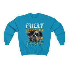 Blood Of The Jesus Unisex Heavy Blend™ Crewneck Sweatshirt - Wonder Skull