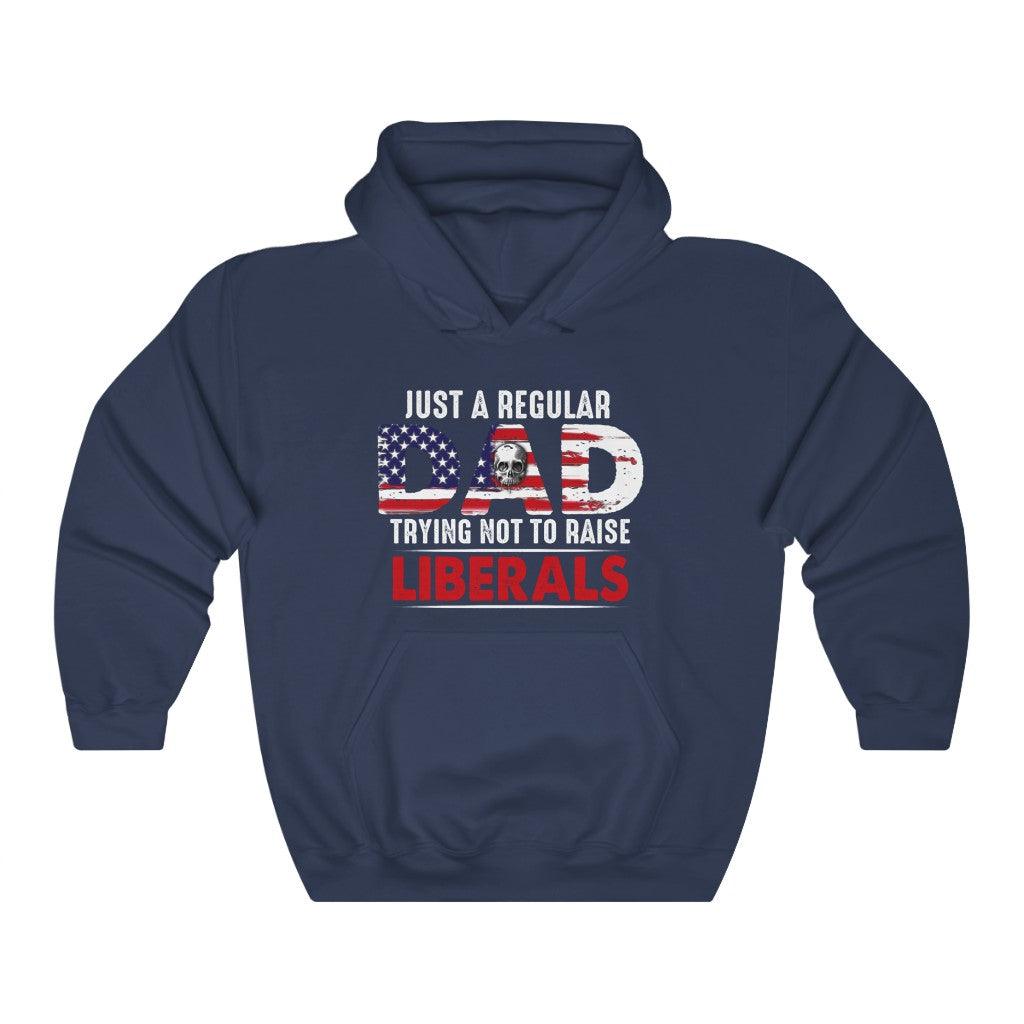 Trying Not To Raise Liberals Unisex Heavy Blend™ Hooded Sweatshirt - Wonder Skull