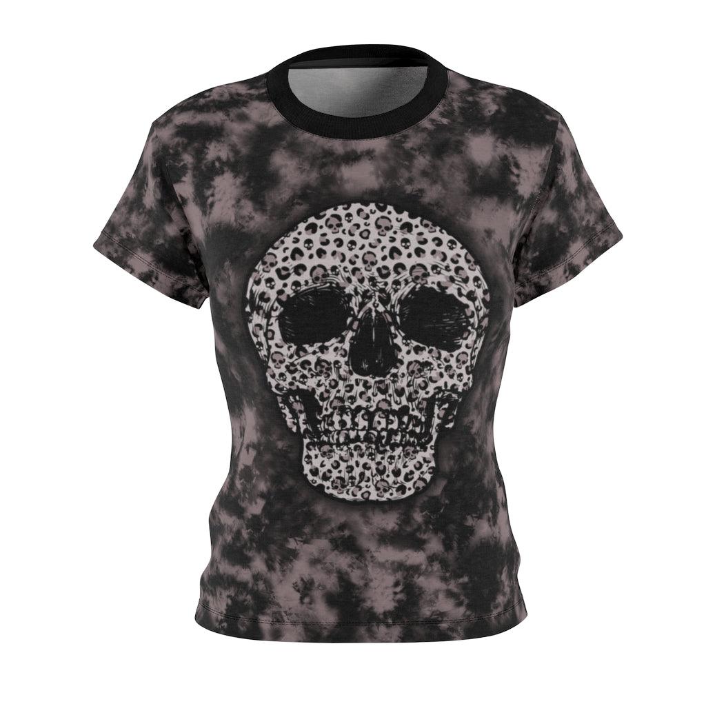Skull Within Skull All Over Print T-shirt For Women - Wonder Skull