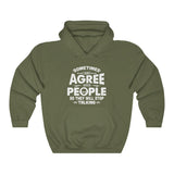 They Will Stop Talking Unisex Heavy Blend™ Hooded Sweatshirt - Wonder Skull
