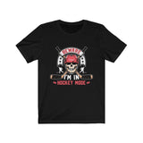 Funny Beware I'm In Hockey Mode Skull T-shirt - Wonder Skull