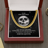 You Are My Universe - Cuban Link Chain Necklace - Wonder Skull