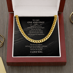 You Are My Mentor - Cuban Link Chain Necklace - Wonder Skull