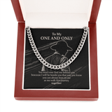 You Won't Ever Find Me Behind You - Cuban Link Chain Necklace - Wonder Skull