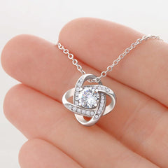 To My Soulmate Love Knot with Mahogany Style Luxury Box & POD Message Card - Wonder Skull