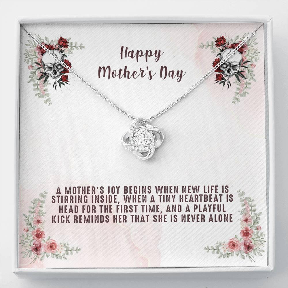 Happy Mother's Day Love Knot Necklace - Wonder Skull