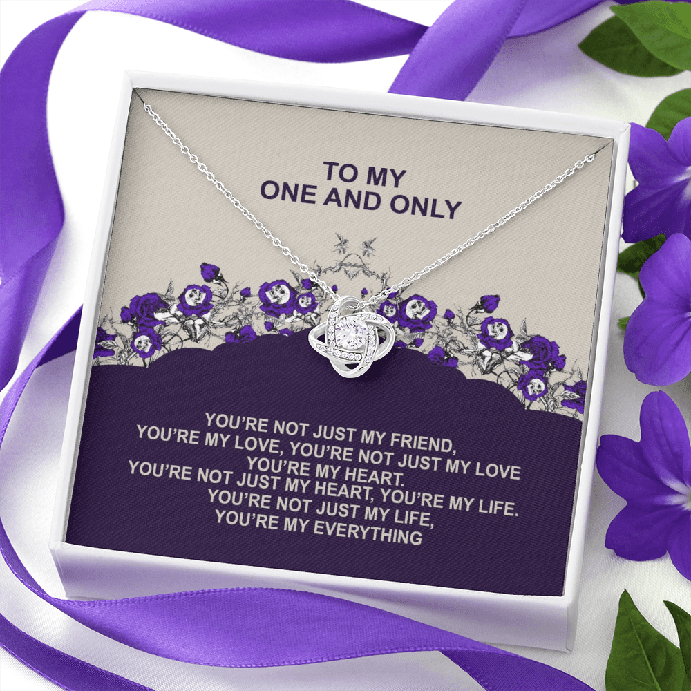 You're My Everything - Love Knot Necklace - Wonder Skull