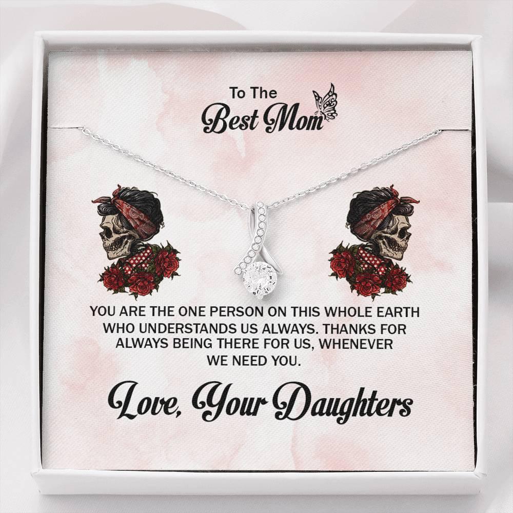 To The Best Mom Love Alluring Beauty Necklace - Wonder Skull
