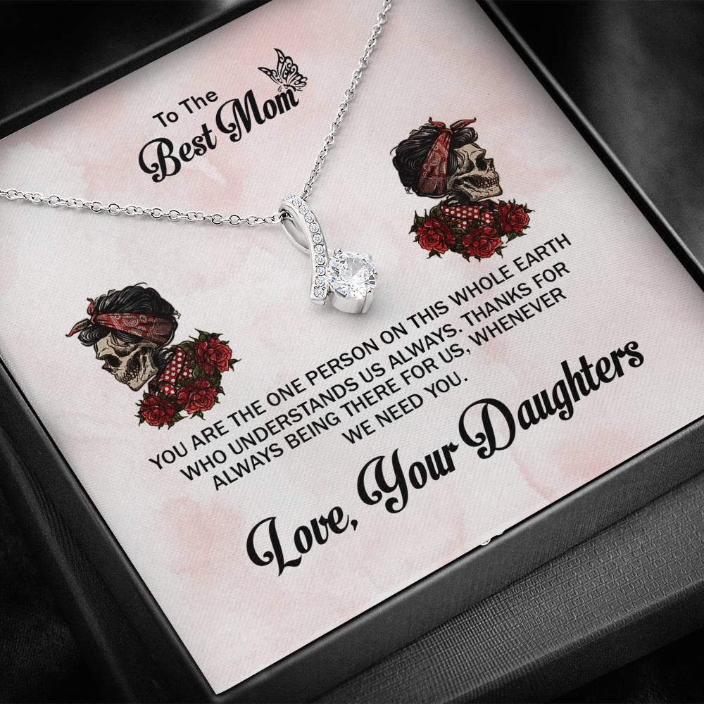 To The Best Mom Love Alluring Beauty Necklace - Wonder Skull