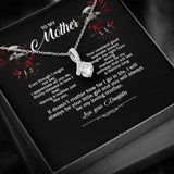 To My Loving Mother Alluring Beauty Necklace - Wonder Skull