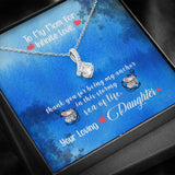 To My Mom For Infinite Love  Alluring Beauty Necklace - Wonder Skull