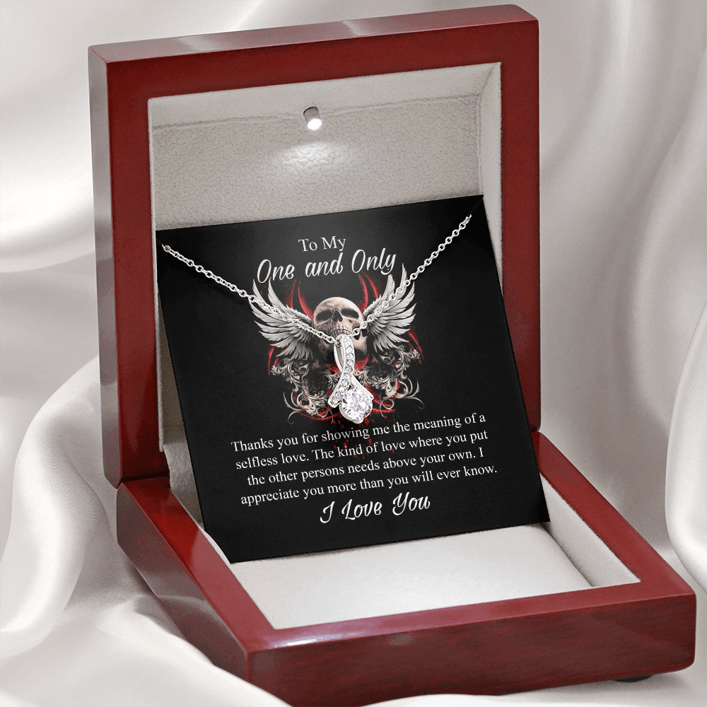 To My One And Only - Alluring Beauty Necklace - Wonder Skull