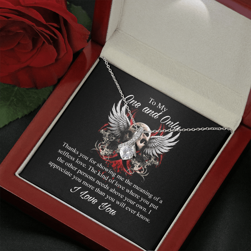To My One And Only - Alluring Beauty Necklace - Wonder Skull