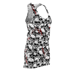 Skull Women's Cut & Sew Racerback Dress - Wonder Skull