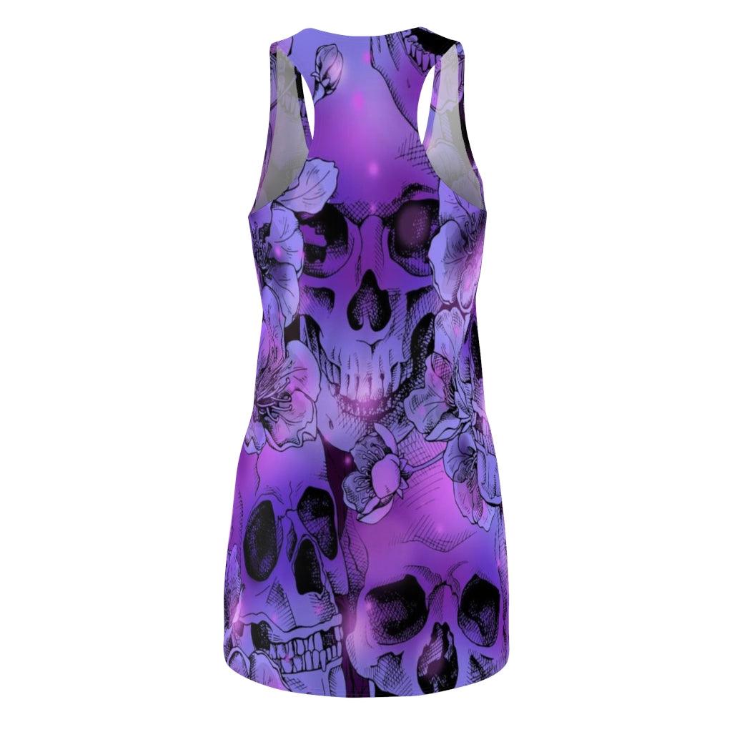 Skulls Women's Cut & Sew Racerback Dress - Wonder Skull