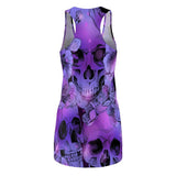 Skulls Women's Cut & Sew Racerback Dress - Wonder Skull