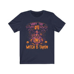 Funny This Witch Is Taken Skull T-Shirt - Wonder Skull