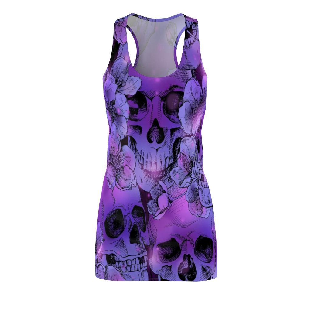 Skulls Women's Cut & Sew Racerback Dress - Wonder Skull
