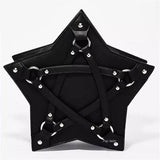 Gothic Pentagram Shoulder Bag, Cool Strap HandBag For Women - Wonder Skull