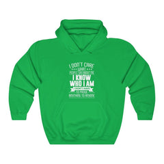 I Know Who I Am Unisex Heavy Blend™ Hooded Sweatshirt - Wonder Skull