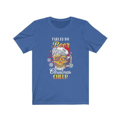 Fulled By Beer And Christmas Cheer T-Shirt - Wonder Skull