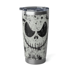 Nightmare Tiedye White 20oz Tumbler - Wonder Skull