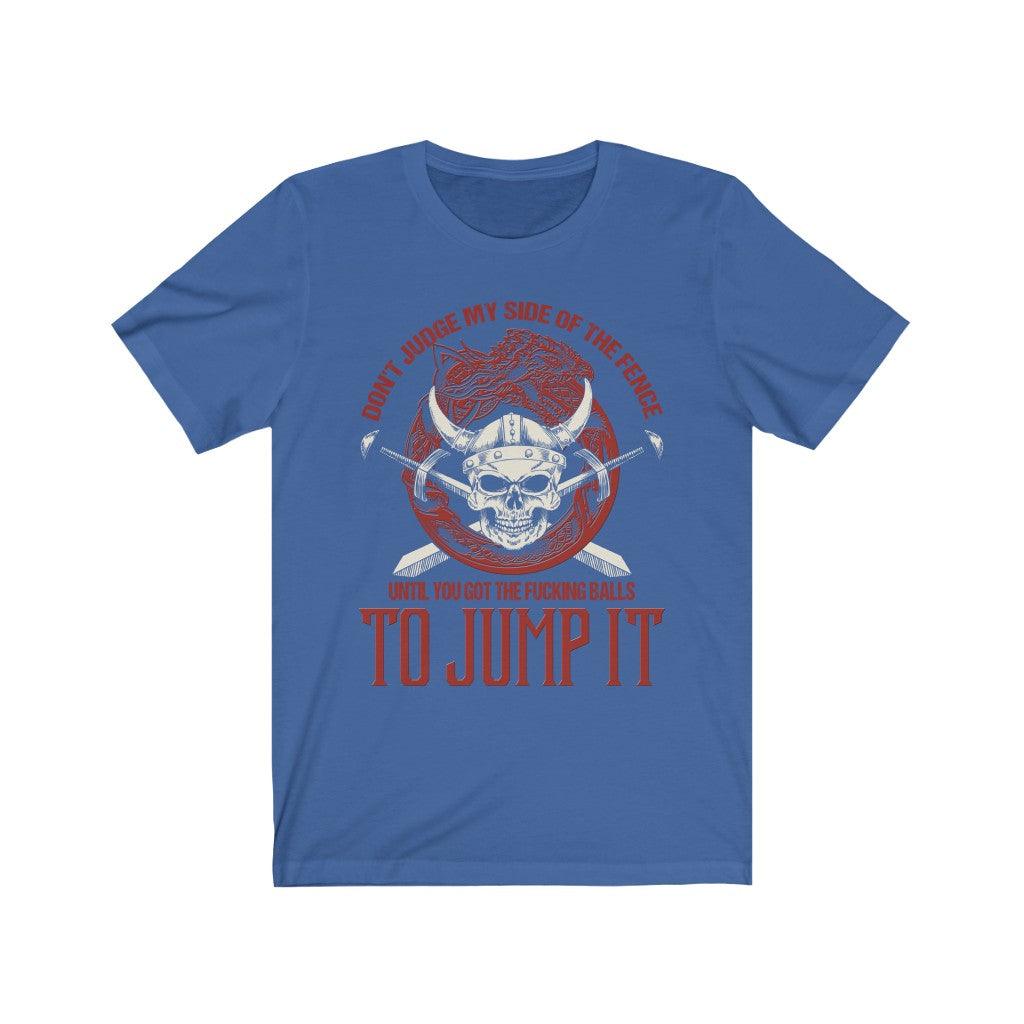 Don't Judge My Side Gothic Skull T-Shirt - Wonder Skull