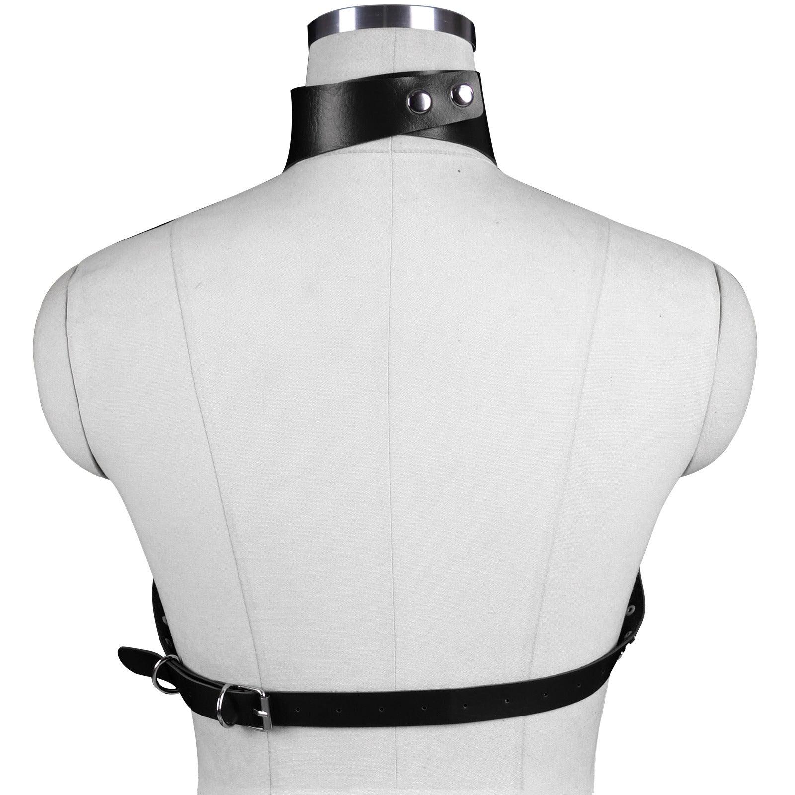 Punk Gothic Body Harnesses Leather Strap, Sexy Chain Accessories For Women - Wonder Skull