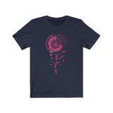 Sunflower Breast Cancer Awareness Faith Hope Love T-Shirt - Wonder Skull