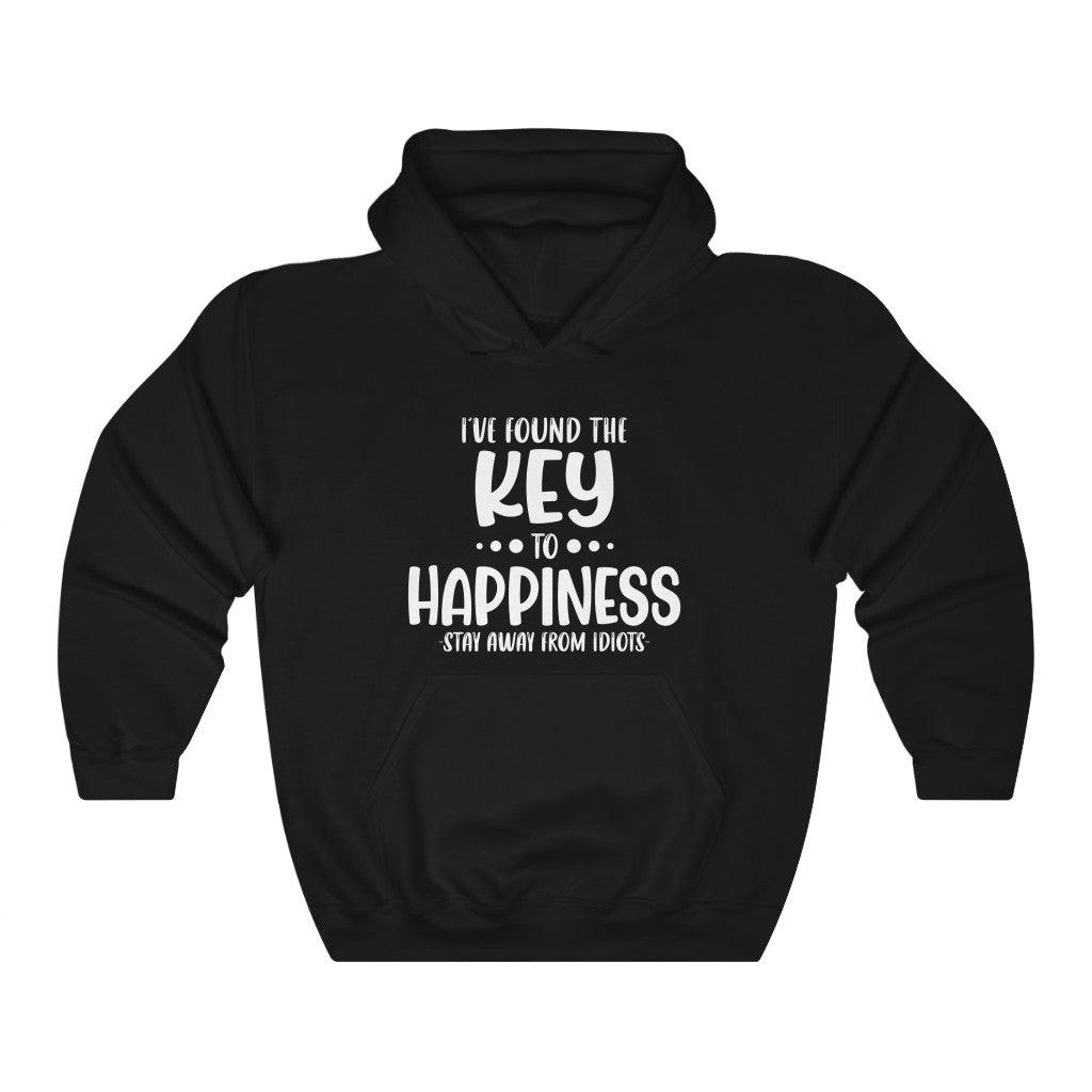 I've Found The Key To Happiness Unisex Heavy Blend™ Hooded Sweatshirt - Wonder Skull