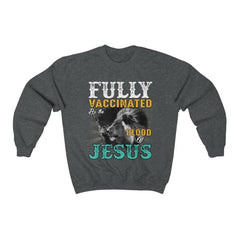 Blood Of The Jesus Unisex Heavy Blend™ Crewneck Sweatshirt - Wonder Skull