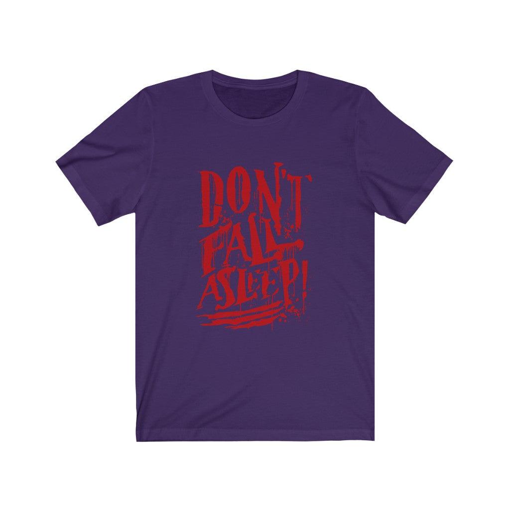 Don't Fall Asleep T-Shirt - Wonder Skull
