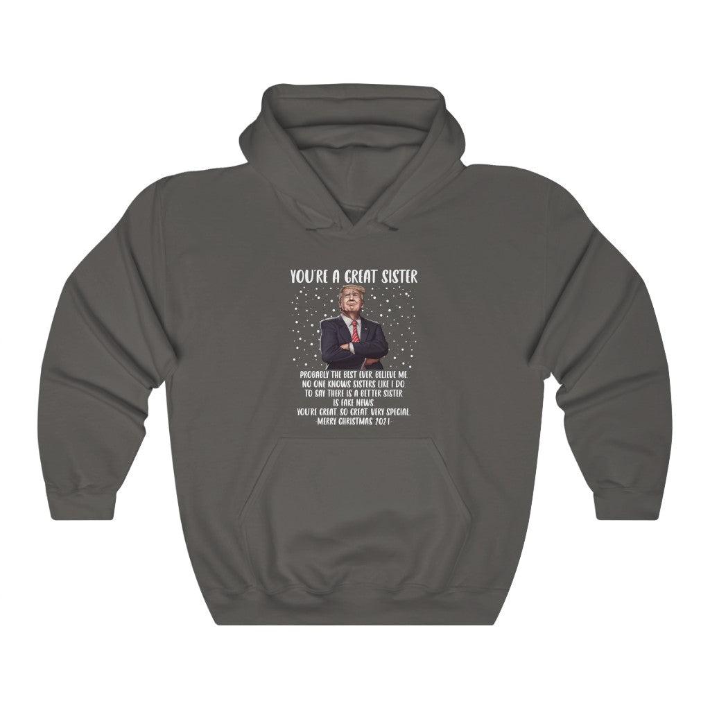 You're A Great Sister Unisex Heavy Blend™ Hooded Sweatshirt - Wonder Skull