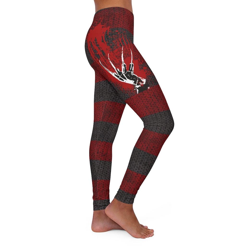 Halloween Bloody Women's Spandex Leggings - Wonder Skull