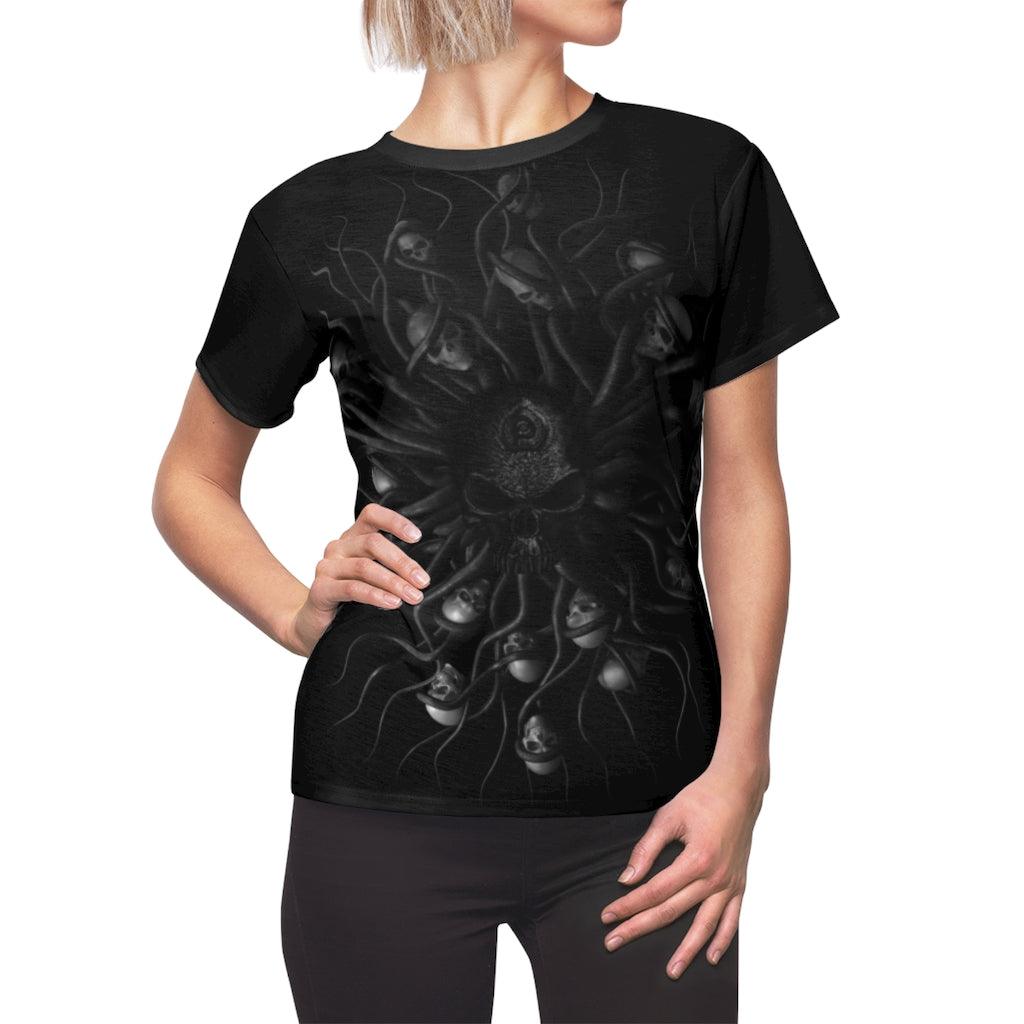Magic Skull With Roots All Over Print T-shirt For Women - Wonder Skull