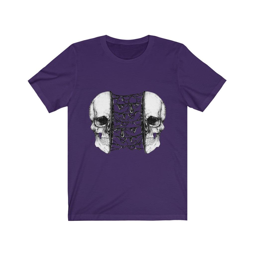 Gothic Skull Sketch T-Shirt - Wonder Skull