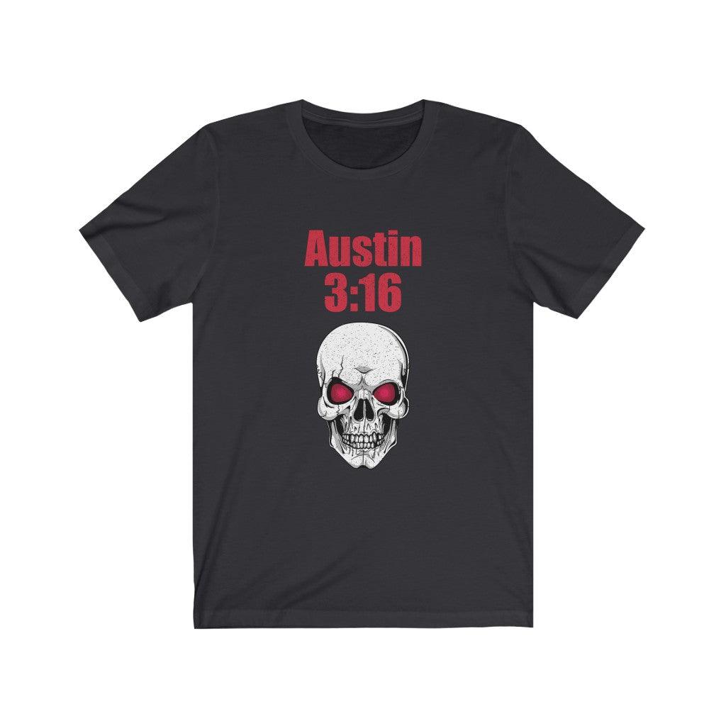 Austin 3:16 Red Eye Skull T-shirt - Wonder Skull