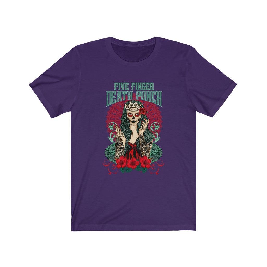Funny Five Finger Death Punch Skull T-shirt - Wonder Skull